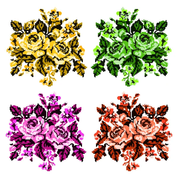 Ramo de color de flores silvestres —  Fotos de Stock