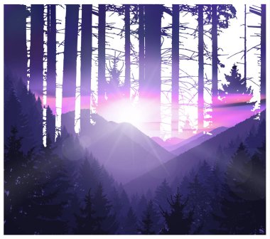 dağların Panoraması.