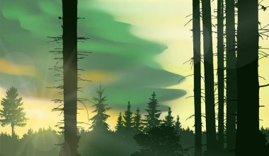 Resmi doğa arka planı