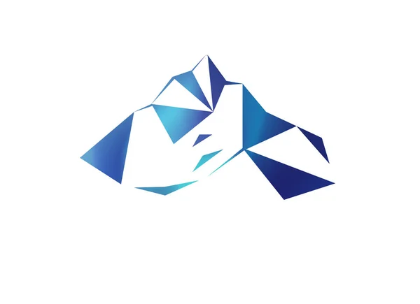 Logotipo de montanhas — Fotografia de Stock