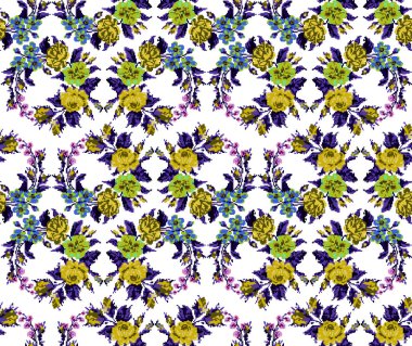 Çiçeklerin kusursuz deseni.