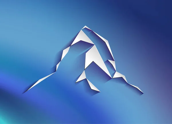 Логотип гор — стоковое фото
