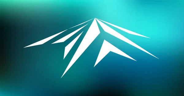 Znak logo Mountain — Stock fotografie