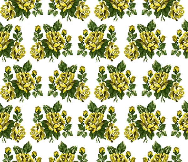 Nahtlos. Muster. Farbe Blumenstrauß — Stockfoto