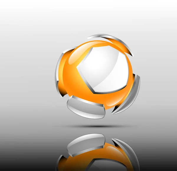 Logo abstrait 3d — Photo