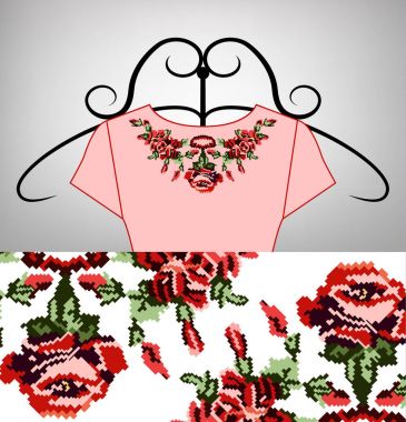 Kadın elbise askısı.