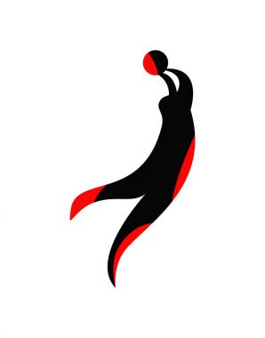 Player'ın soyut siluet