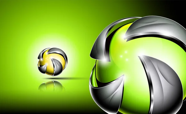 Abstraktes 3D Logo Design. — Stockfoto