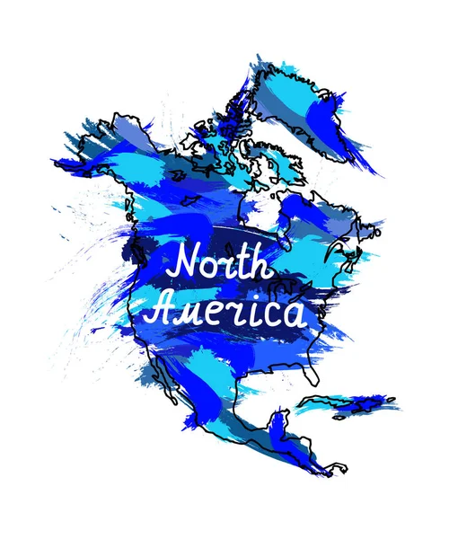 América del Norte continente — Foto de Stock