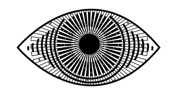 Obraz ikony oka — Wektor stockowy