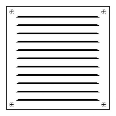 Havalandırma ızgara simgesi