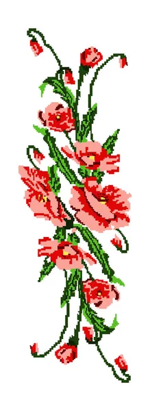 Farbe Blumenstrauß — Stockfoto