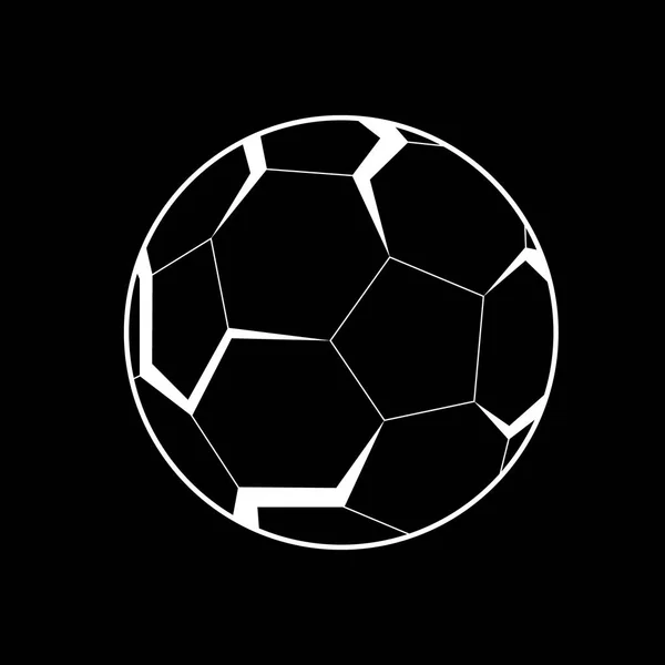 Logotipo 3D do futebol — Vetor de Stock