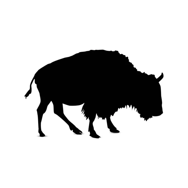 Silhouette del toro . — Vettoriale Stock