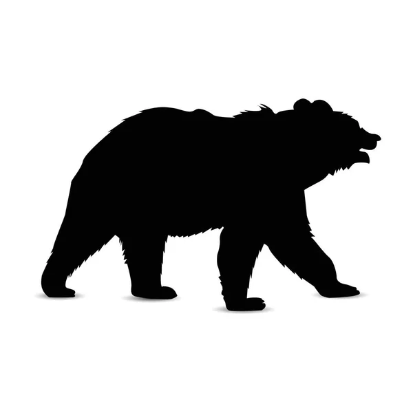 Silhueta de urso —  Vetores de Stock