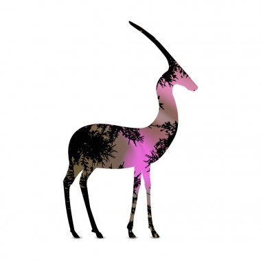 antilop silüeti