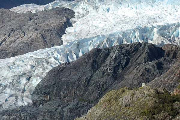 Менденхолл льодовик на Алясці — стокове фото