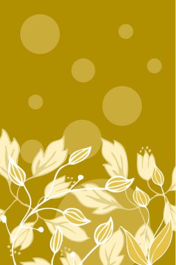 vektör Vintage çiçeklerle ayarla