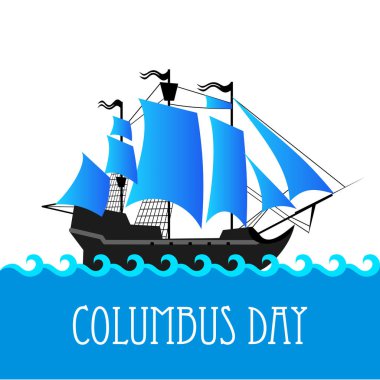 Vektör gemi ayrı düzenlenebilir elemanları ile.