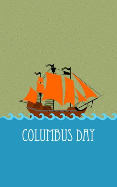 Vektör gemi ayrı düzenlenebilir elemanları ile.