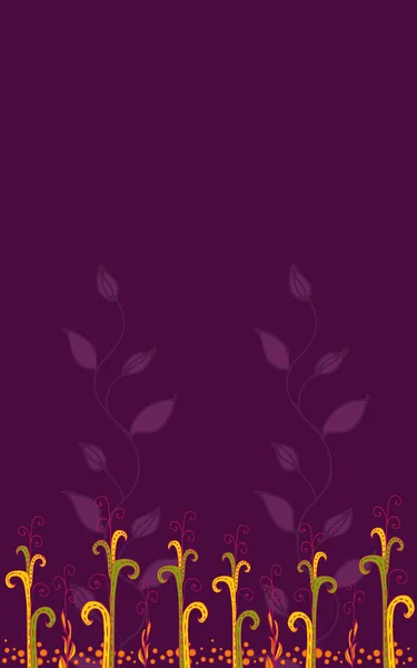 Fondo floral colorido — Vector de stock