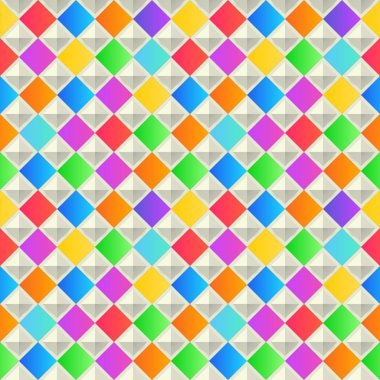 Geometrik arka plan. Renkli kesintisiz doku.