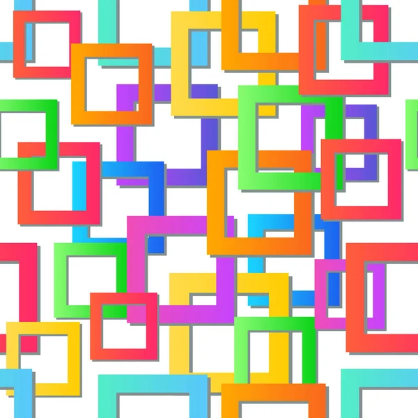 Moderne kleurrijke mozaïek achtergrond. Vector naadloze textuur. Abstracte geometrische patroon. — Stockvector