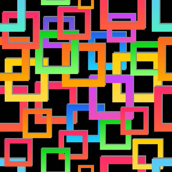 Naadloze textuur. Abstracte geometrische patroon. Moderne kleurrijke mozaïek achtergrond. — Stockvector