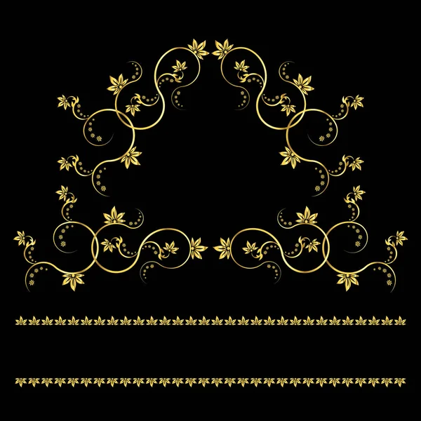 Sayfa dekorasyon elemanları veya monogramlar. Kitap, kart, menü, advertisments, dövme vb tasarımı için kullanılabilir.