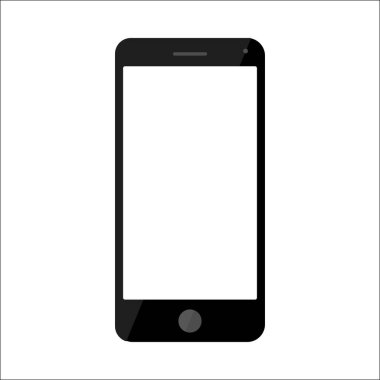 cep telefonu, akıllı telefon, tablet simgesi, vektör