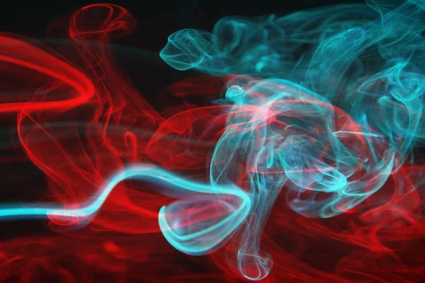 Абстрактний Фон Кольоровими Елементами Фіолетові Червоні Абстрактні Елементи Чорному Тлі — стокове фото