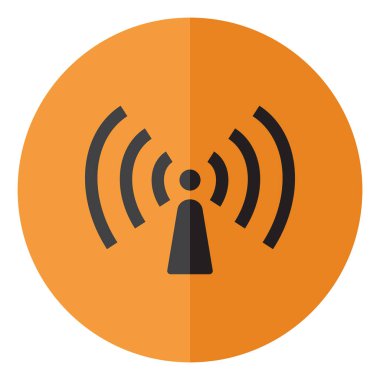 Wriless işareti simgesi, vektör çizim 