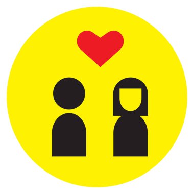 insanlar aşk simgesi