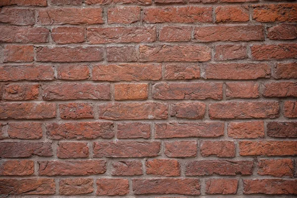 Fundo da textura da parede de tijolo vermelho — Fotografia de Stock