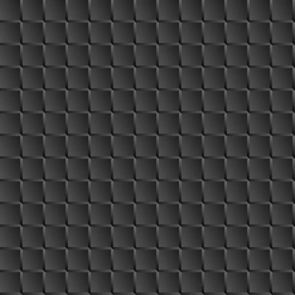 Fond abstrait de carrés noirs. Fonds d'écran pour les sites Web. De grands rectangles sont réunis. Briller à la surface. Nouvelles technologies. Vecteur 3D — Image vectorielle