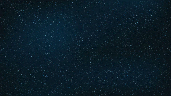 抽象背景。美丽的星空是蓝色的。令人惊异的天空。星星在完全黑暗中发光。一个令人惊叹的星系。开放的空间。矢量图 — 图库矢量图片