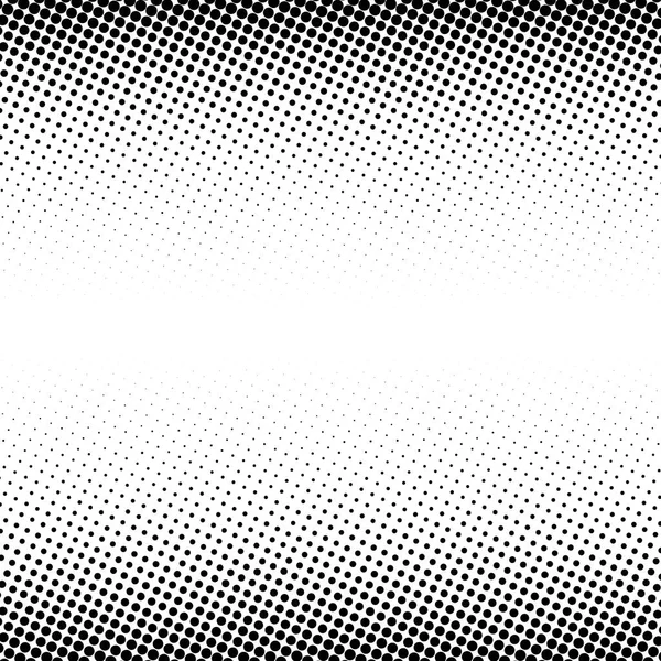 Black halftone effect on a white background. Halftone dots pattern. Vector — Stock Vector