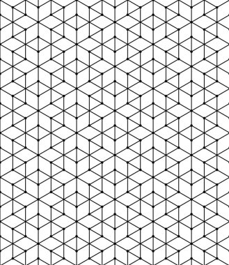 Geometrik desen siyah çizgiler kesişen. Tasarımınız için arka plan. Vektör.