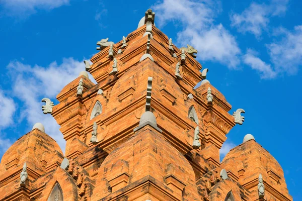 Champa temple top building - Hidu Tower in Asia