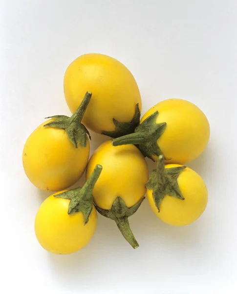 Aubergines jaunes fraîches — Photo
