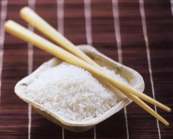 Smaczny miska ryżu — Zdjęcie stockowe