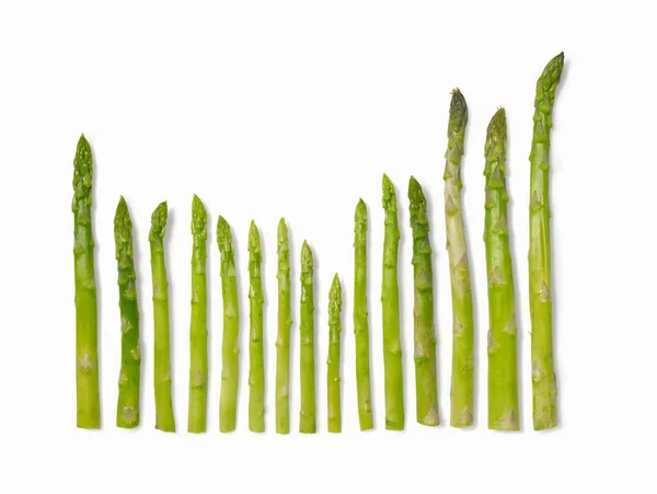 Groene asperges spears — Stockfoto