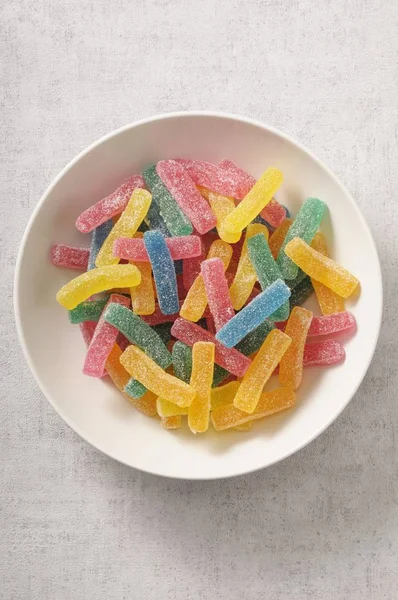 五颜六色的水果 gummys — 图库照片