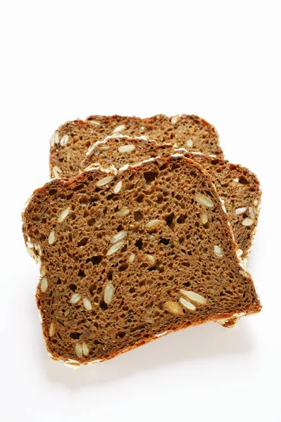 Slices of wholemeal bread — Stock Photo, Image