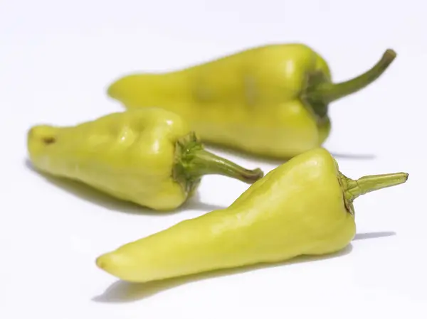 Pale Green Chili Peppers — Stock Photo, Image