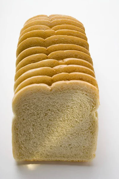 White sliced bread — Stock Photo, Image