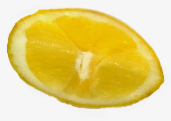 Fresh lemon wedge — Stock Photo, Image