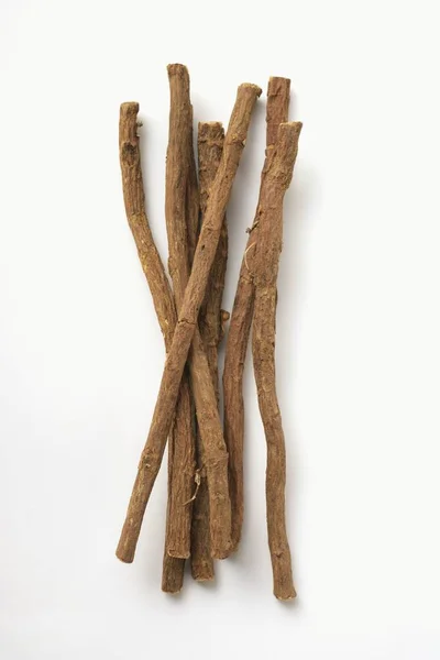 Несколько корней лакрицы — стоковое фото