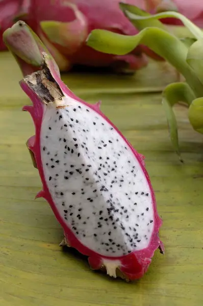 Fetta di pitahaya fresca — Foto Stock