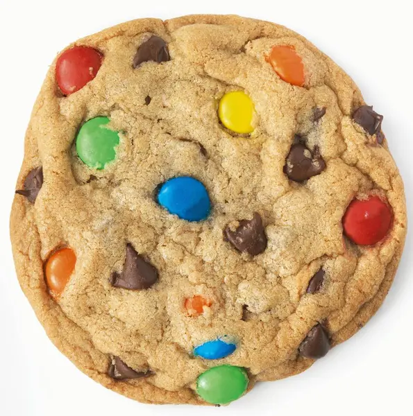 M&M Chocolate Chip Cookie — Stock Photo, Image